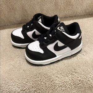 Nike Kids Black and White Sneakers